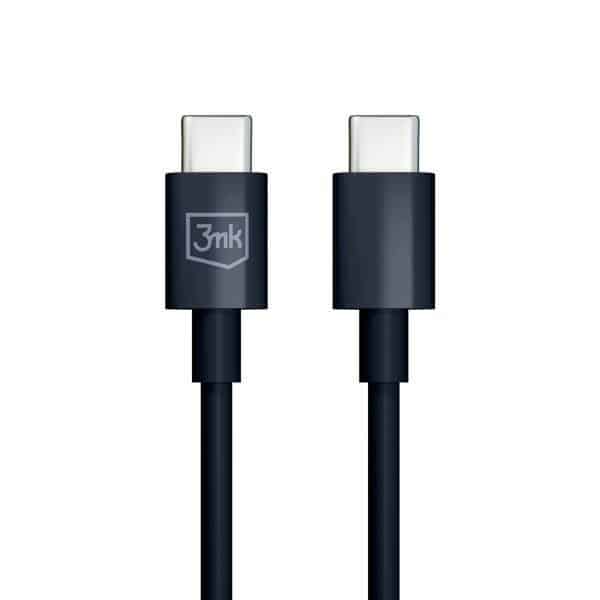 3MK Hyper Καλώδιο USB-C - USB-C 100W 1.2m Μαύρο/Black Καλώδιο - Image 8