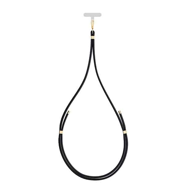 3MK EasyClip Elite μαύρο (χρυσό) λουράκι για τηλέφωνο - Image 11
