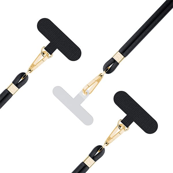 3MK EasyClip Elite μαύρο (χρυσό) λουράκι για τηλέφωνο - Image 12