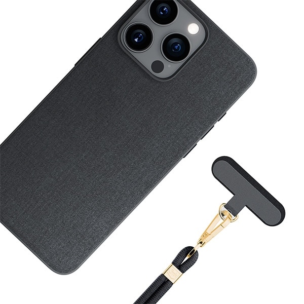 3MK EasyClip Elite μαύρο (χρυσό) λουράκι για τηλέφωνο - Image 13