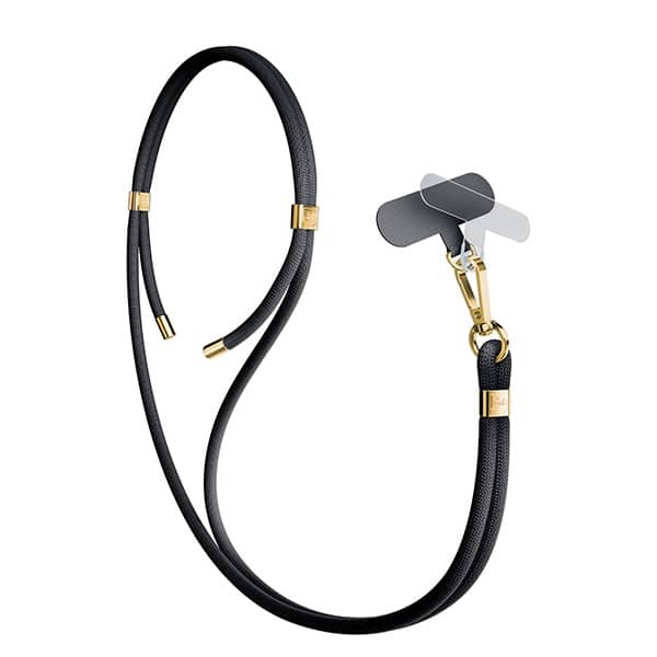 3MK EasyClip Elite μαύρο (χρυσό) λουράκι για τηλέφωνο - Image 2