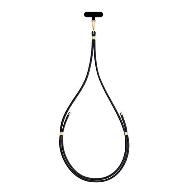 3MK EasyClip Elite μαύρο (χρυσό) λουράκι για τηλέφωνο - Image 5
