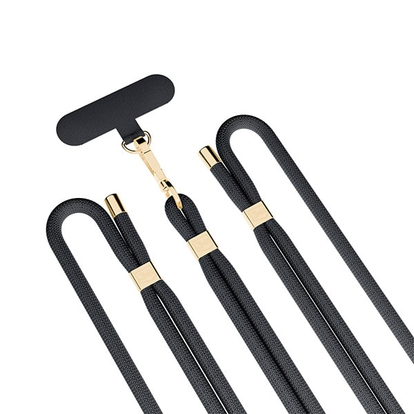 3MK EasyClip Elite μαύρο (χρυσό) λουράκι για τηλέφωνο - Image 8
