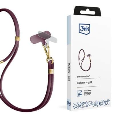 3MK EasyClip Elite Mulberry (χρυσό) λουράκι για τηλέφωνο