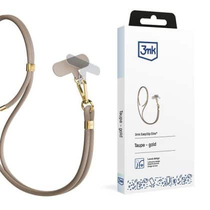 3MK EasyClip Elite σάκος τηλεφώνου ταπεί (χρυσό)