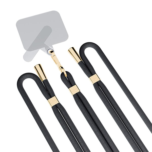 3MK EasyClip μαύρο (χρυσό) λουράκι για τηλέφωνο - Image 11