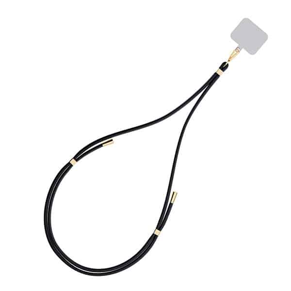 3MK EasyClip μαύρο (χρυσό) λουράκι για τηλέφωνο - Image 4