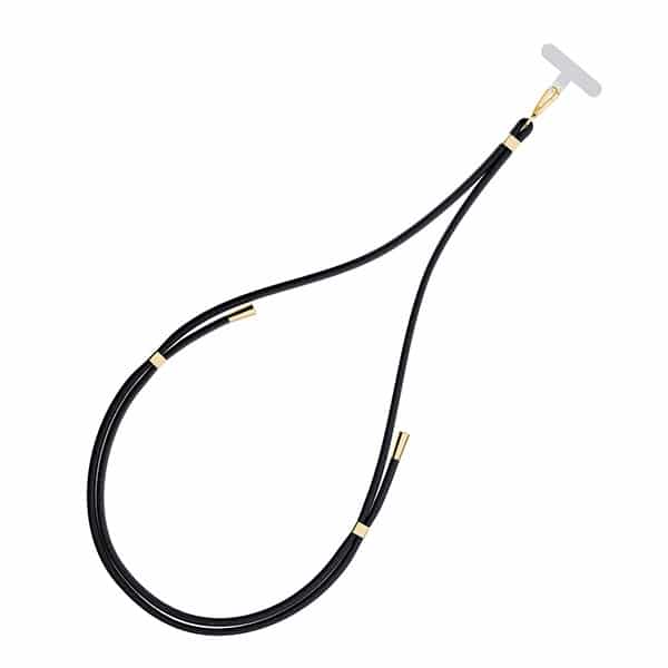 3MK EasyClip μαύρο (χρυσό) λουράκι για τηλέφωνο - Image 5