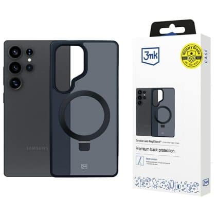 3MK Smoke Case Mag&Stand - θήκη για Samsung Galaxy S25 Ultra - Διάφανο