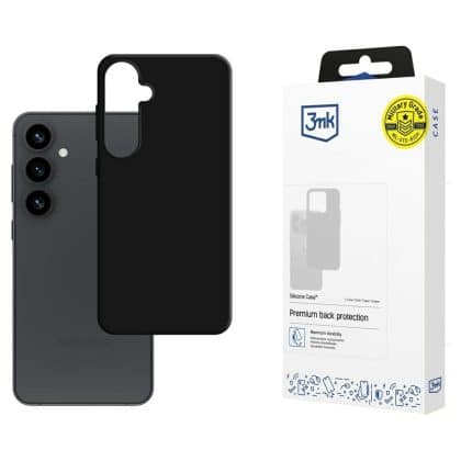 3MK Silicone Case - θήκη για Samsung Galaxy S25+ - Μαύρο