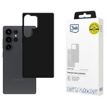 3MK Silicone Case - θήκη για Samsung Galaxy S25 Ultra - Μαύρο