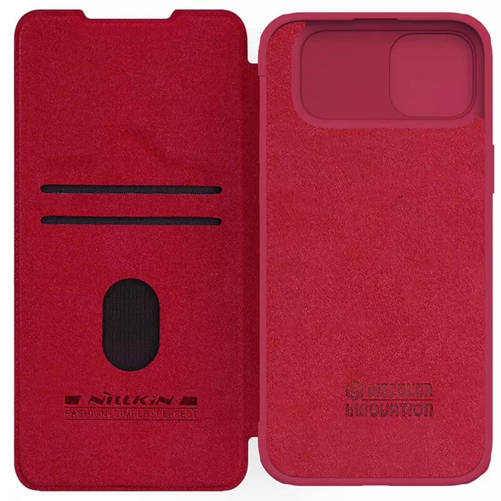 Nillkin Qin - θήκη για Apple iPhone 15 Plus - Κόκκινο - Image 6