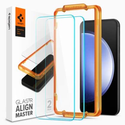 Spigen - Glas.tR Align Master (2 πακέτο) - Samsung Galaxy S23 FE - Διαφανές