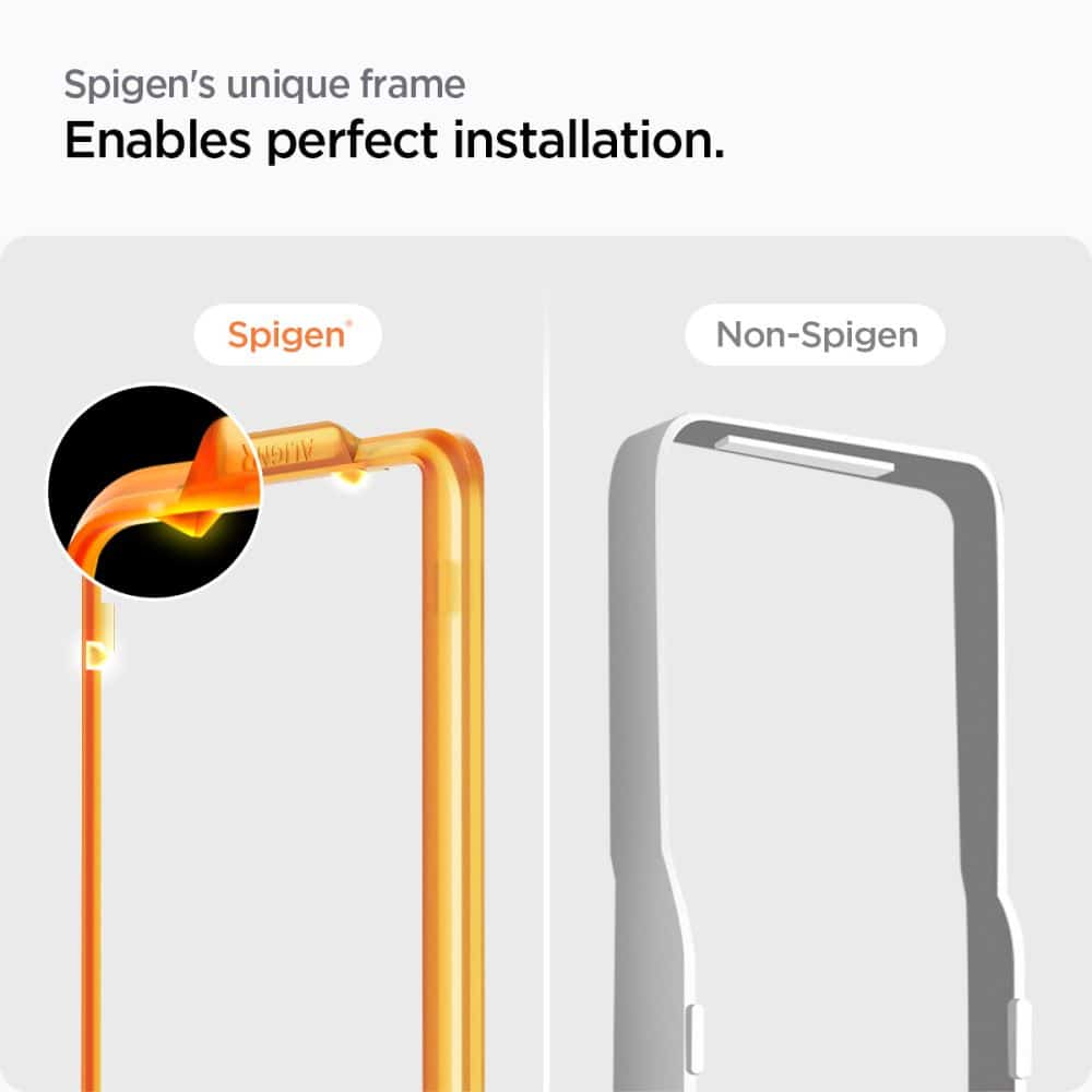 Spigen - Glas.tR Align Master (2 πακέτο) - Samsung Galaxy S23 FE - Διαφανές - Image 6