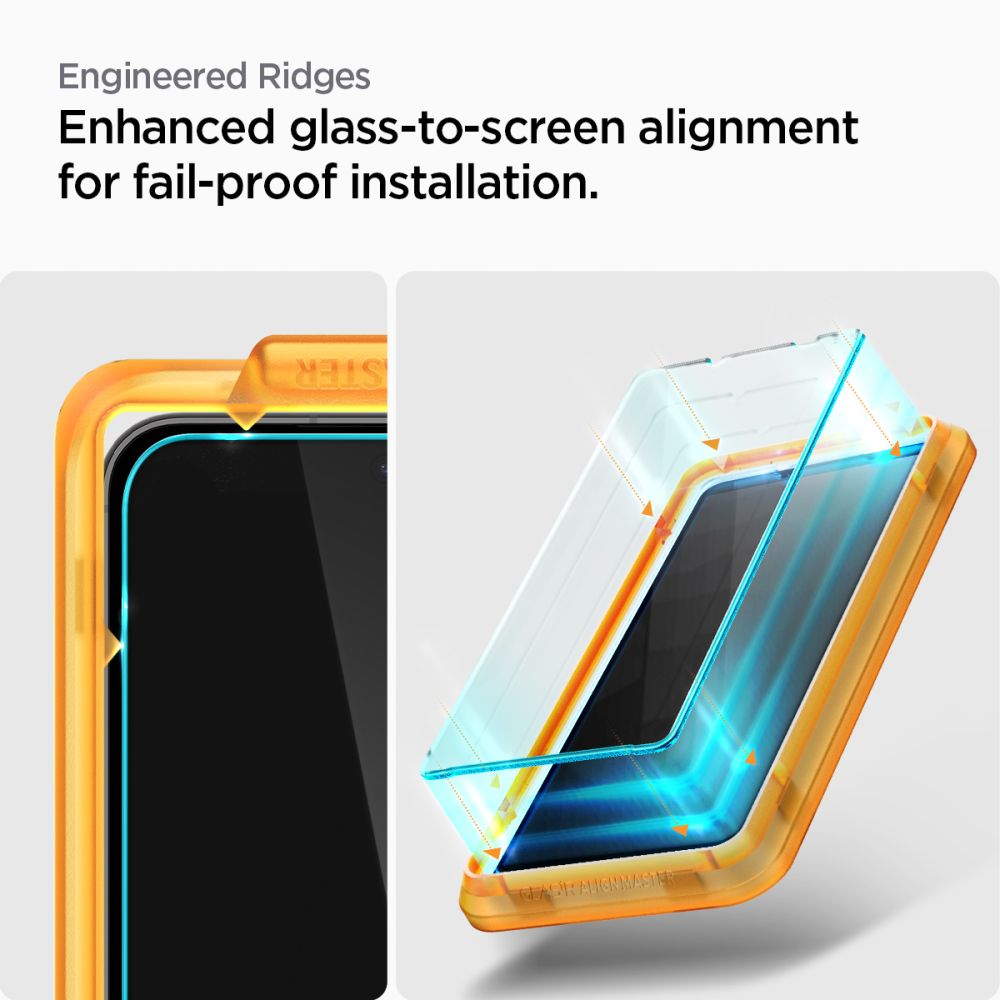 Spigen - Glas.tR Align Master (2 πακέτο) - Samsung Galaxy S23 FE - Διαφανές - Image 7