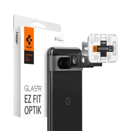 Spigen - Optik.tR EZ Fit γυαλί κάμερας (2 τεμάχια) - Google Pixel 8 - Μαύρο
