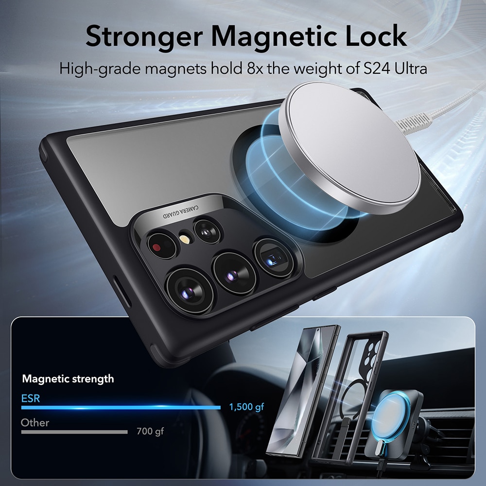ESR Boost Flickstand HaloLock - θήκη για Samsung Galaxy S24 Ultra - Μαύρο - Image 5
