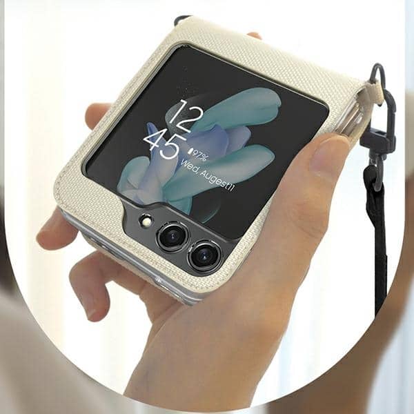 Araree Canvas Diary - θήκη για Samsung Galaxy Z Flip5 - Κρέμα - Image 3