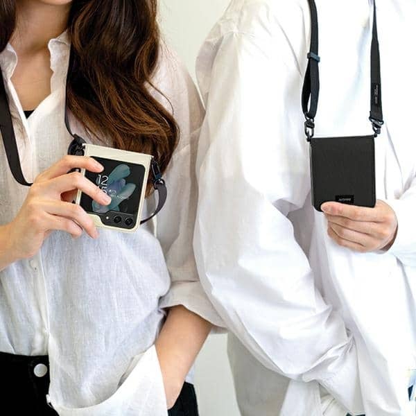 Araree Canvas Diary - θήκη για Samsung Galaxy Z Flip5 - Κρέμα - Image 4
