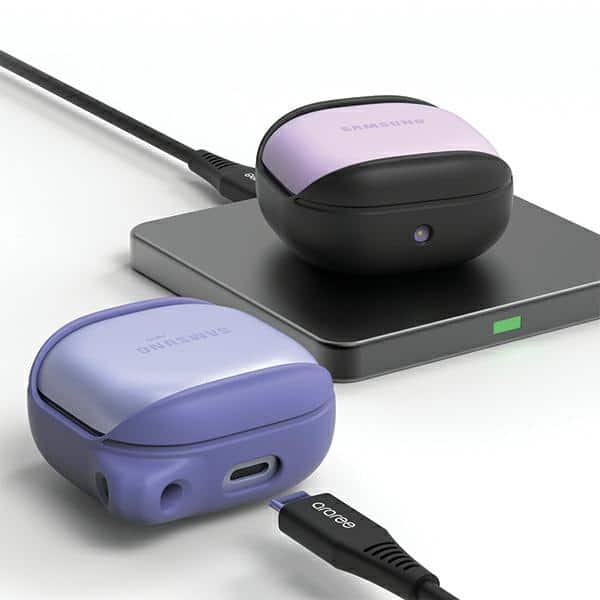 Araree θήκη Bean Sam Galaxy Buds Live / Pro / Fe μαύρο/black AR20-01298E - Image 4