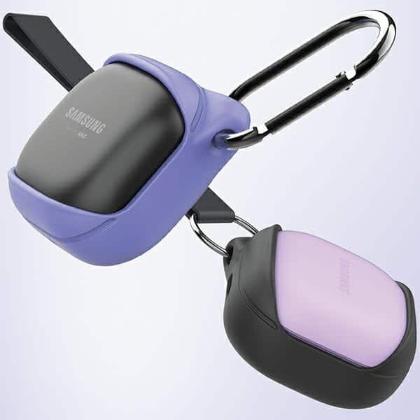 Araree θήκη Bean Sam Galaxy Buds Live / Pro / Fe μωβ/purple AR20-01298F - Image 4