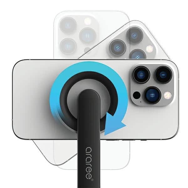 Araree selfie stick Bluetooth Magfie Pod μαύρο/black MagSafe τρίποδο AR60-01727A - Image 5