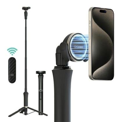 Araree selfie stick Bluetooth Magfie Pod Pro μαύρο/black MagSafe τρίποδο AR60-01909A