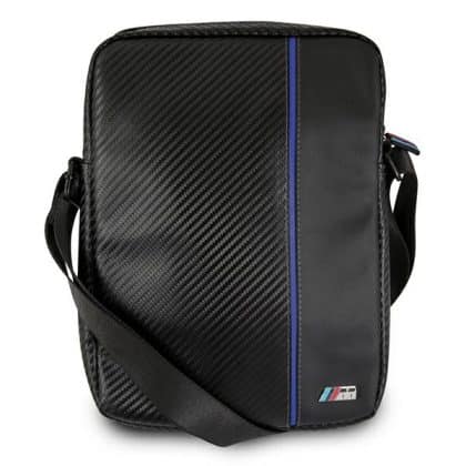 BMW τσάντα BMTB10CAPNBK για tablet 10" από ανθρακονήματα / μπλε ρίγα