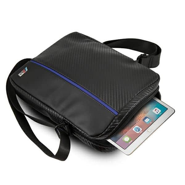 BMW τσάντα BMTB10CAPNBK για tablet 10" από ανθρακονήματα / μπλε ρίγα - Image 4