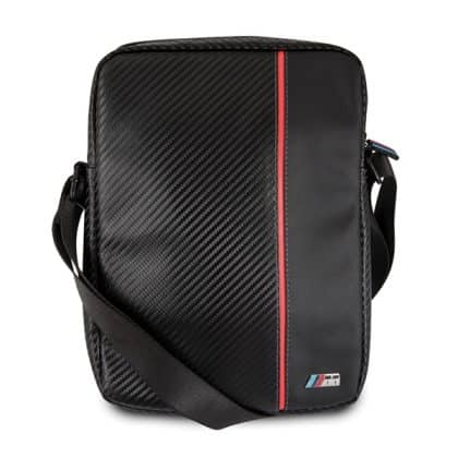 BMW τσάντα BMTB8CAPRBK για tablet 8" μαύρη/black Carbon / Red Stripe