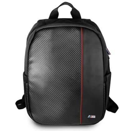 BMW σακίδιο BMBPCO15CAPRBK 16" μαύρο/black Carbon Red Stripe