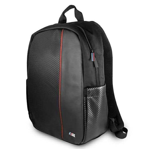BMW σακίδιο BMBPCO15CAPRBK 16" μαύρο/black Carbon Red Stripe - Image 2