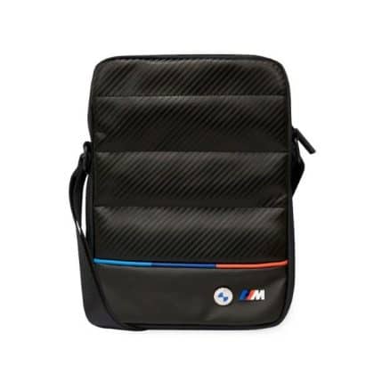 BMW τσάντα BMTB10PUCARTCBK για tablet 10" μαύρη/black Carbon&Nylon Tricolor
