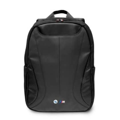 BMW Plecak BMBP15SPCTFK 16" τριχρωμο Carbon&Leather μαύρος