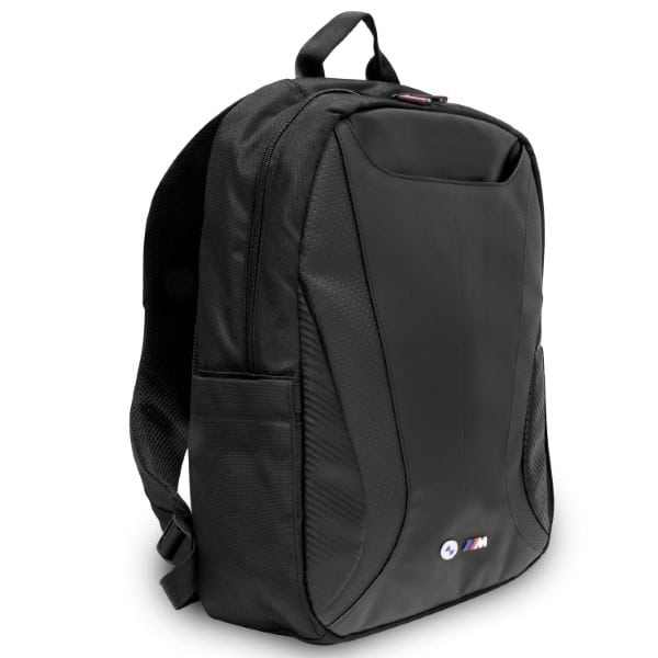 BMW Plecak BMBP15SPCTFK 16" τριχρωμο Carbon&Leather μαύρος - Image 3