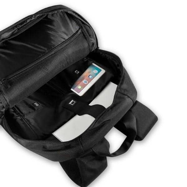 BMW Plecak BMBP15SPCTFK 16" τριχρωμο Carbon&Leather μαύρος - Image 5