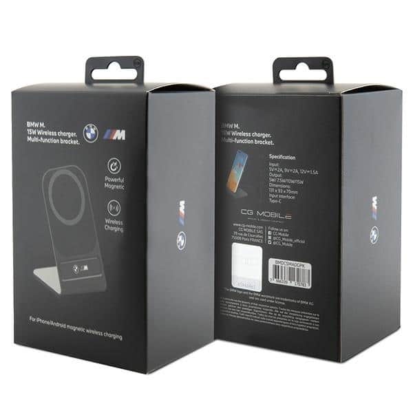 BMW Φορτιστής ασύρματης φόρτισης BMDCSMADGPK 15W M Edition MagSafe μαύρος - Image 3