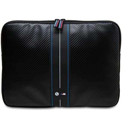BMW Θήκη BMCS14COMSCAKL 14" μαύρο/black Carbon Blue Stripes