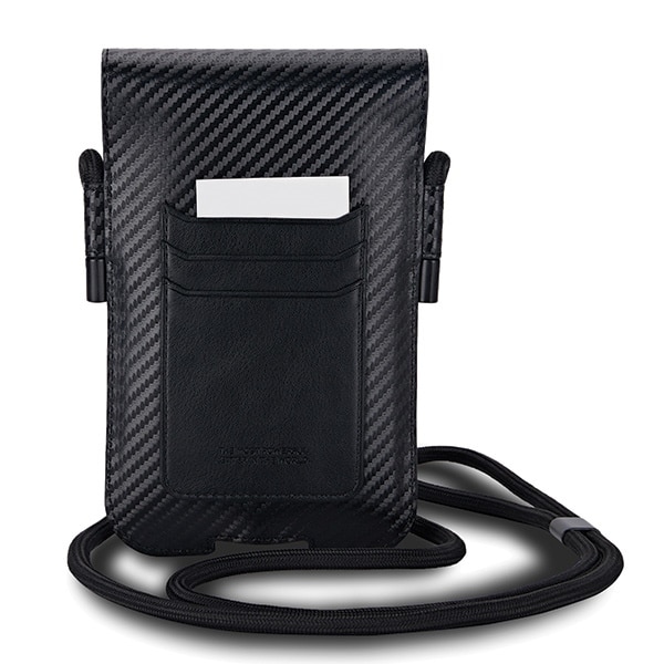 BMW BMPSP15XMSCAKR Wallet Bag με κόκκινες ρίγες από ανθρακονήματα μαύρο/black - Image 3