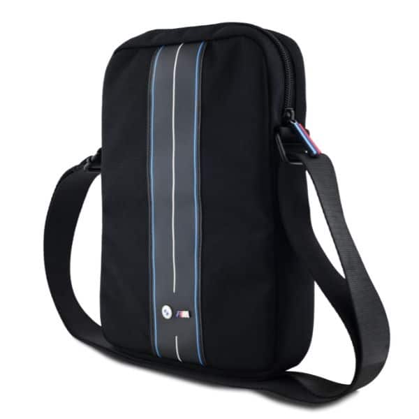 BMW τσάντα BMTB10COMPVSKL για tablet 10" μαύρη/black νάιλον μπλε ρίγα - Image 2