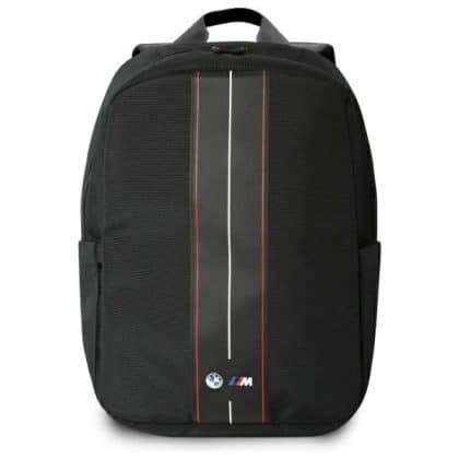 BMW Plecak BMBP15COMPVSKR 16" μαύρος/black Nylon Red Stripe