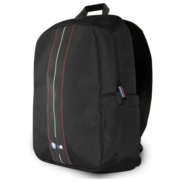 BMW Plecak BMBP15COMPVSKR 16" μαύρος/black Nylon Red Stripe - Image 2