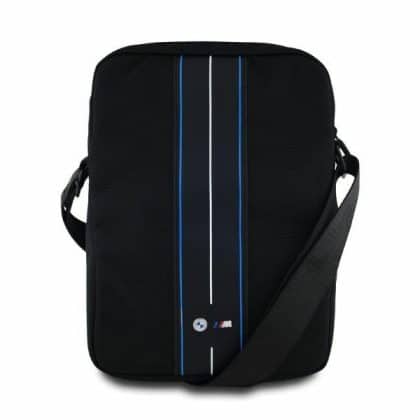 BMW τσάντα BMTB8COMPVSKL για tablet 8" μαύρη/black νάιλον μπλε ρίγα