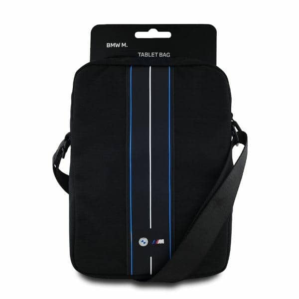BMW τσάντα BMTB8COMPVSKL για tablet 8" μαύρη/black νάιλον μπλε ρίγα - Image 4
