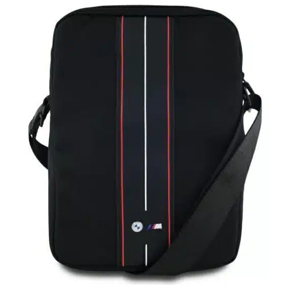BMW τσάντα BMTB8COMPVSKR για tablet 8" μαύρη/black νάιλον με κόκκινη ρίγα