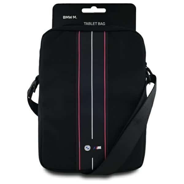 BMW τσάντα BMTB10COMPVSKR για tablet 10" μαύρη/black νάιλον με κόκκινη ρίγα - Image 4