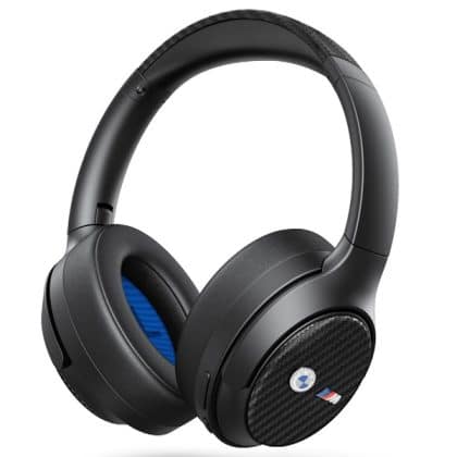BMW ασύρματα ακουστικά Bluetooth ANC BMBHKL601MTCAK μαύρο/black Encmetal Logos