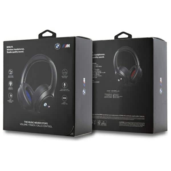 BMW ασύρματα ακουστικά Bluetooth ANC BMBHKL601MTCAK μαύρο/black Encmetal Logos - Image 5