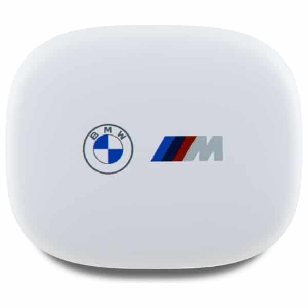 BMW ασύρματα ακουστικά BMBEMIATP20LOH TWS + βάση φόρτισης λευκό/white Printed Logos - Image 3