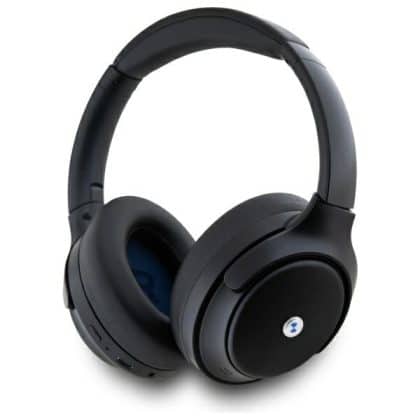 BMW ασύρματα ακουστικά Bluetooth ANC BMBHKL601SSLVK μαύρο/black Metal Logos